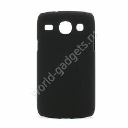 Пластиковый чехол для Samsung Galaxy Core / i8260 (черный)