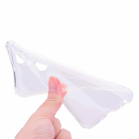 Силиконовый чехол с усиленными бортиками для Xiaomi Mi 5X / Mi A1 (прозрачный) Силиконовый чехол с усиленными бортиками для Xiaomi Mi 5X / Mi A1 (прозрачный)