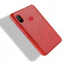 Чехол Litchi Texture для Xiaomi Mi A2 Lite / Redmi 6 Pro (красный)