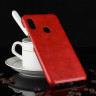 Чехол Litchi Texture для Xiaomi Mi A2 Lite / Redmi 6 Pro (красный)