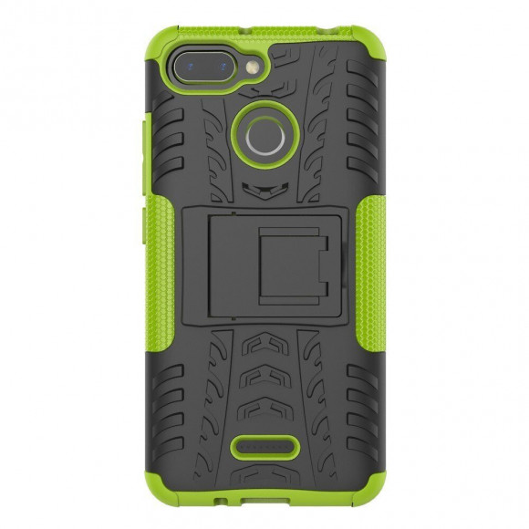 Чехол Hybrid Armor для Xiaomi Redmi 6 (черный + зеленый) Чехол Hybrid Armor для Xiaomi Redmi 6 (черный + зеленый)