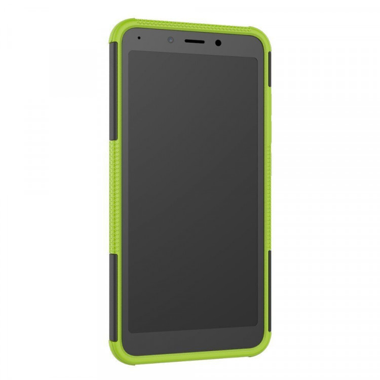 Чехол Hybrid Armor для Xiaomi Redmi 6 (черный + зеленый)