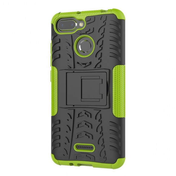 Чехол Hybrid Armor для Xiaomi Redmi 6 (черный + зеленый) Чехол Hybrid Armor для Xiaomi Redmi 6 (черный + зеленый)