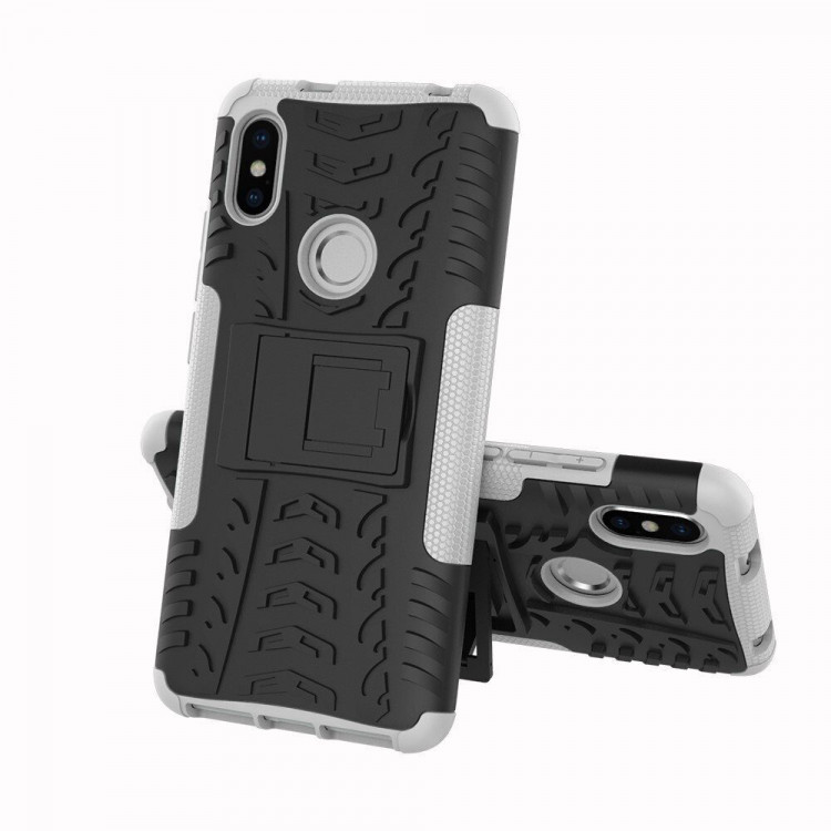 Чехол Hybrid Armor для Xiaomi Redmi S2 (черный + белый)