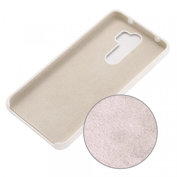 Силиконовый чехол Mobile Shell для Xiaomi Redmi Note 8 Pro (белый)