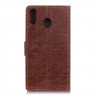 Чехол Crocodile Texture для Samsung Galaxy A30 / Galaxy A20 (коричневый)