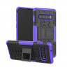 Чехол Hybrid Armor для Samsung Galaxy S10+ (Plus) (черный + фиолетовый)