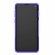Чехол Hybrid Armor для Samsung Galaxy S10+ (Plus) (черный + фиолетовый)