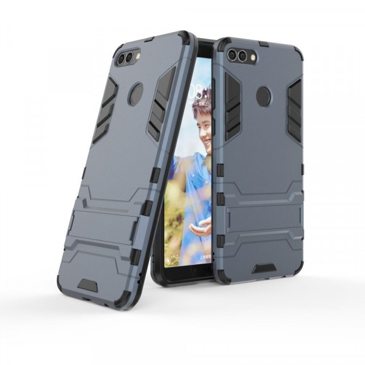 Чехол Duty Armor для Huawei Y9 (2018) / Enjoy 8 Plus  (темно-синий)
