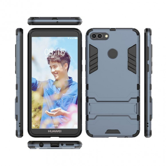 Чехол Duty Armor для Huawei Y9 (2018) / Enjoy 8 Plus (темно-синий) Чехол Duty Armor для Huawei Y9 (2018) / Enjoy 8 Plus (темно-синий)