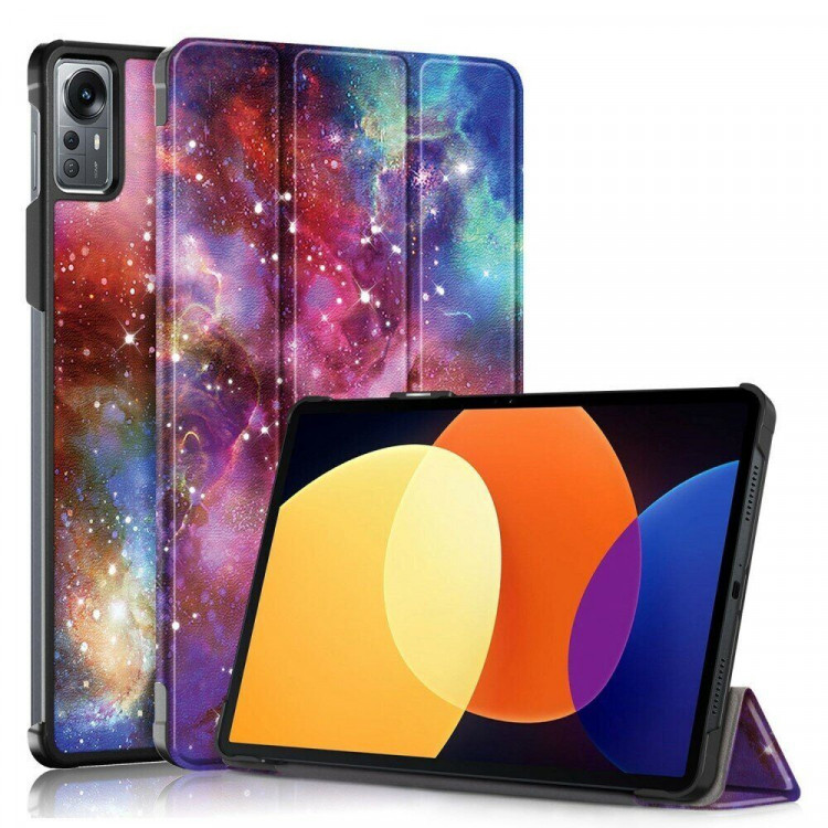Чехол Smart Case для Xiaomi Pad 5 Pro 12.4 дюйма (The Milky Way)