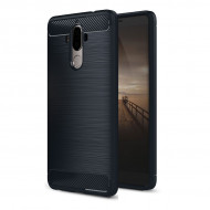 Чехол-накладка Carbon Fibre для Huawei Mate 9 (темно-синий)
