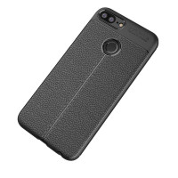 Чехол-накладка Litchi Grain для Huawei Honor 9 Lite (черный)