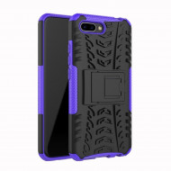 Чехол Hybrid Armor для Huawei Honor 10 (черный + фиолетовый)