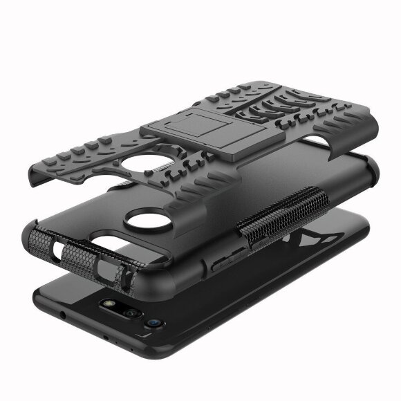 Чехол Hybrid Armor для Huawei Honor View 20 (черный) Чехол Hybrid Armor для Huawei Honor View 20 (черный)