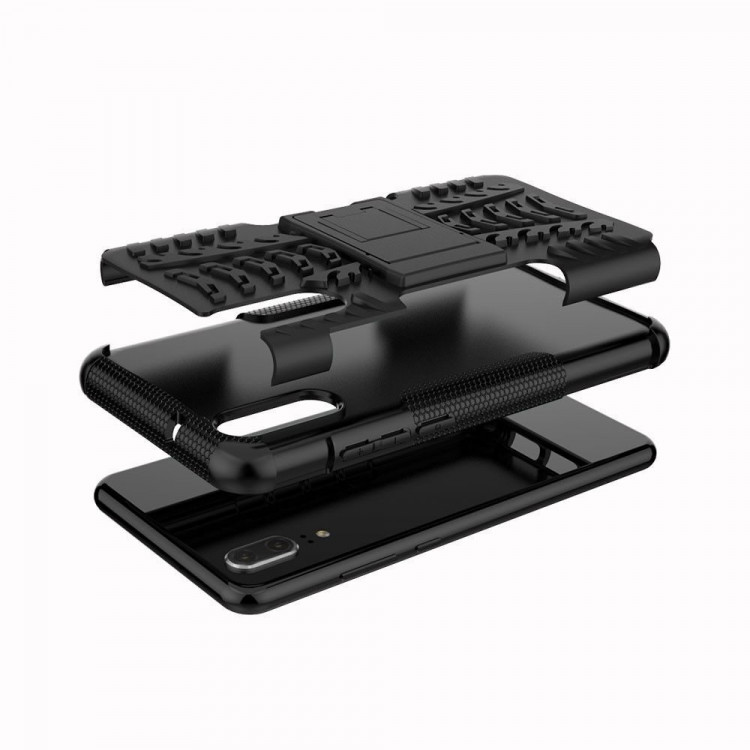 Чехол Hybrid Armor для Huawei P20 (черный)