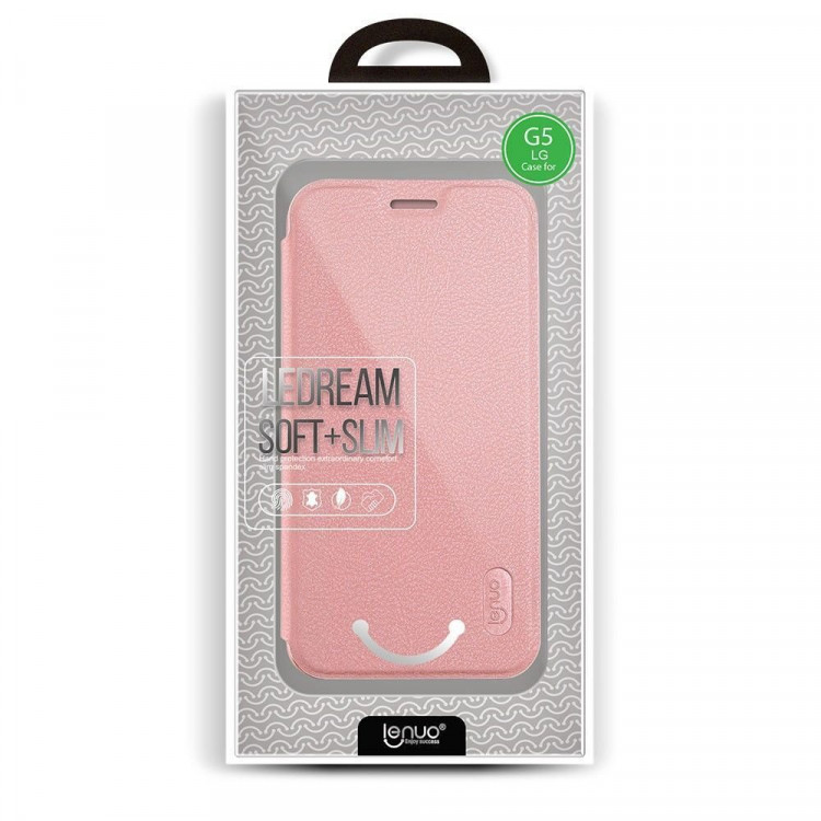 Чехол LENUO для LG G5 / LG G5 se (розовый)