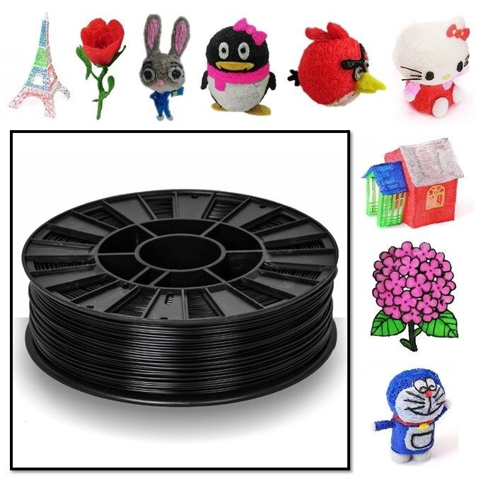 Нить ABS пластика для 3D ручек - 10 метров (Темная ночь)