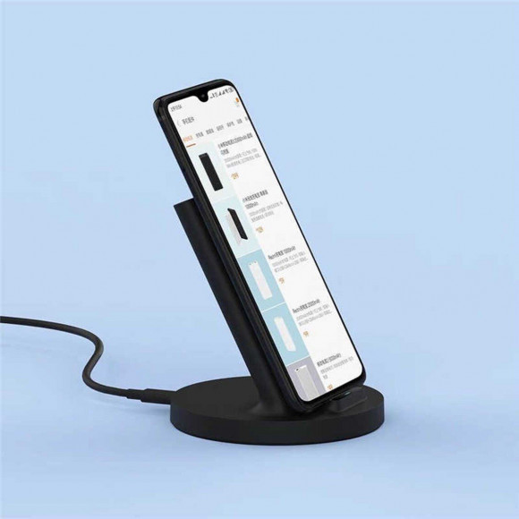 Беспроводное зарядное устройство Xiaomi Vertical Wireless Charger 20W Беспроводное зарядное устройство Xiaomi Vertical Wireless Charger 20W