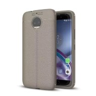 Чехол-накладка Litchi Grain для Motorola Moto G5S Plus (серый) Чехол-накладка Litchi Grain для Motorola Moto G5S Plus (серый)