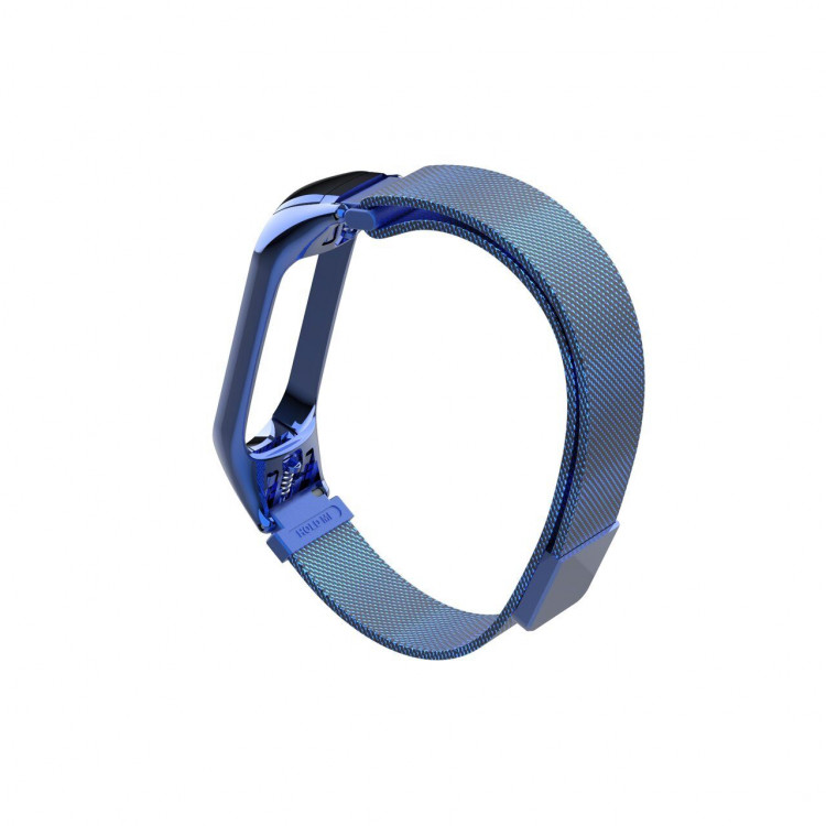 Сетчатый браслет для Xiaomi Mi Band 3 (голубой)