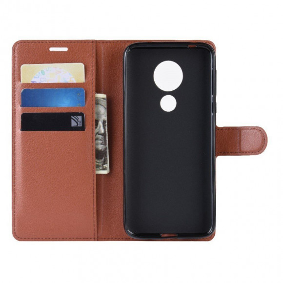 Чехол для Motorola Moto G7 Power (коричневый)