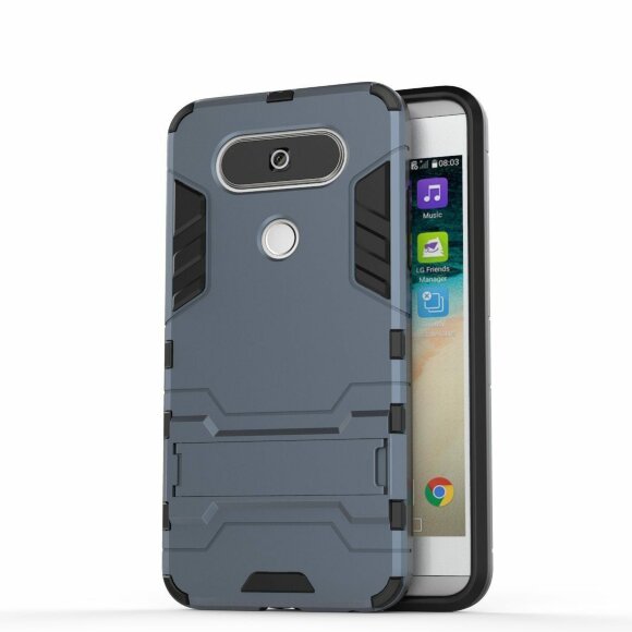 Чехол Duty Armor для LG Q8 (темно-синий)