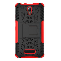 Чехол Hybrid Armor для Lenovo A2010 (черный + красный)