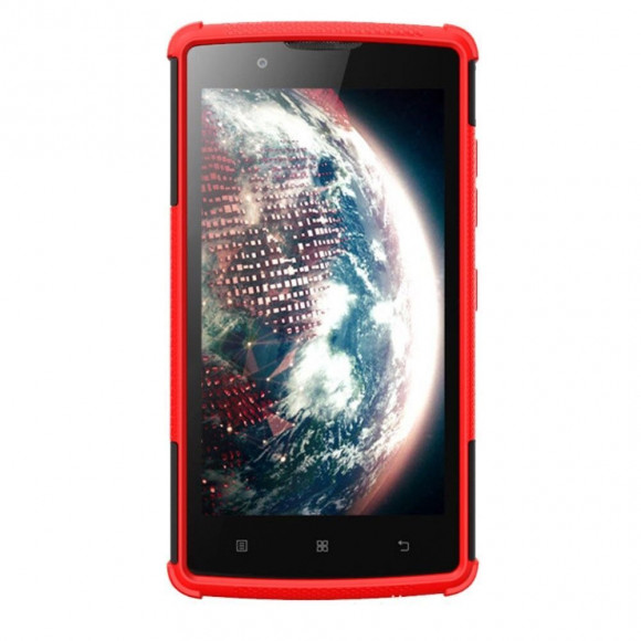 Чехол Hybrid Armor для Lenovo A2010 (черный + красный)