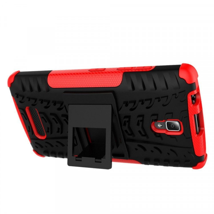 Чехол Hybrid Armor для Lenovo A2010 (черный + красный)