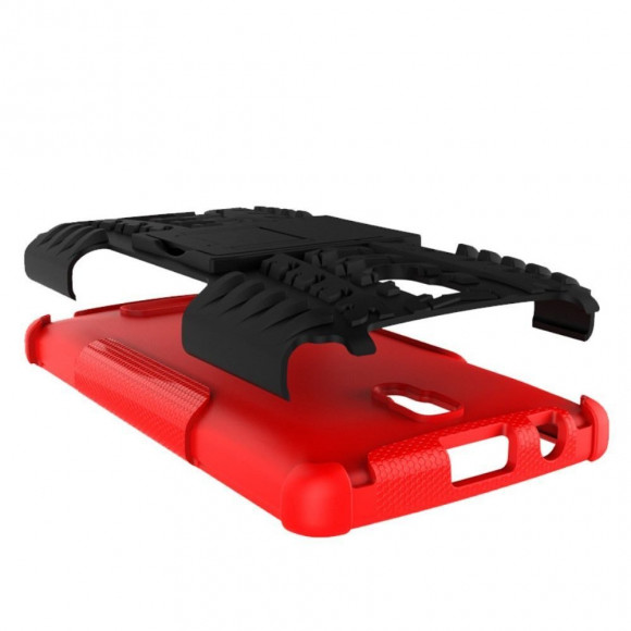 Чехол Hybrid Armor для Lenovo A2010 (черный + красный)