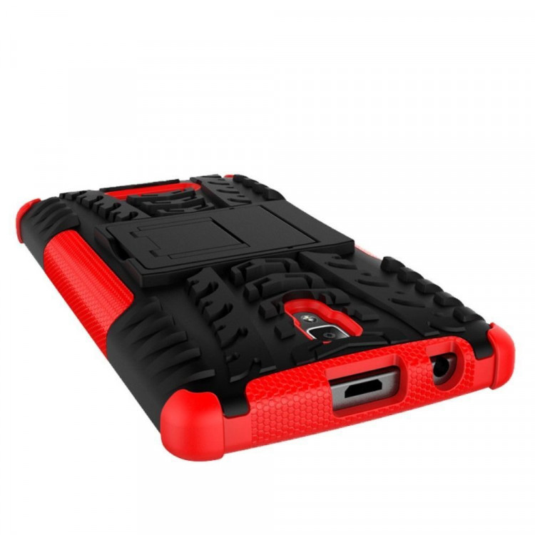 Чехол Hybrid Armor для Lenovo A2010 (черный + красный)