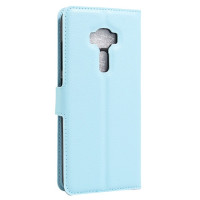 Чехол с визитницей для ASUS ZenFone 3 Deluxe ZS550KL (голубой)