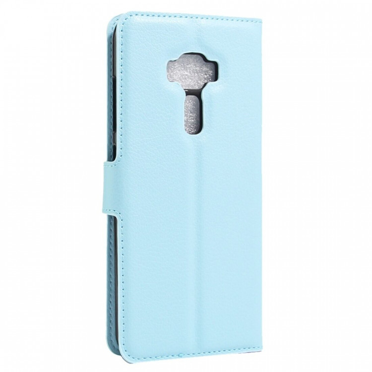 Чехол с визитницей для ASUS ZenFone 3 Deluxe ZS550KL (голубой)
