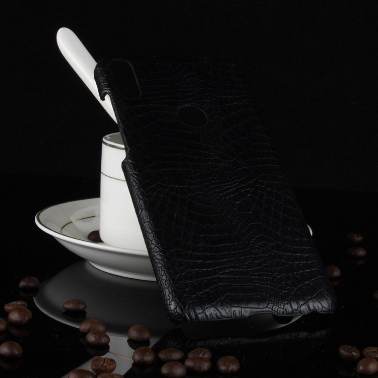 Чехол Crocodile Texture для Asus Zenfone Max Pro (M1) ZB601KL / ZB602KL (черный)