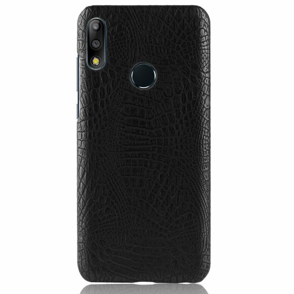 Чехол Crocodile Texture для Asus Zenfone Max Pro (M2) ZB631KL (черный) Чехол Crocodile Texture для Asus Zenfone Max Pro (M2) ZB631KL (черный)