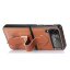 Кожаный чехол для Samsung Galaxy Z Flip 4 (коричневый)