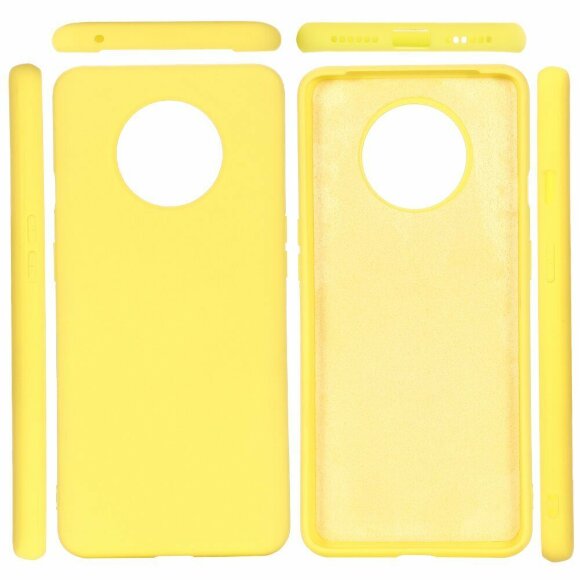 Силиконовый чехол Mobile Shell для OnePlus 7T (желтый)