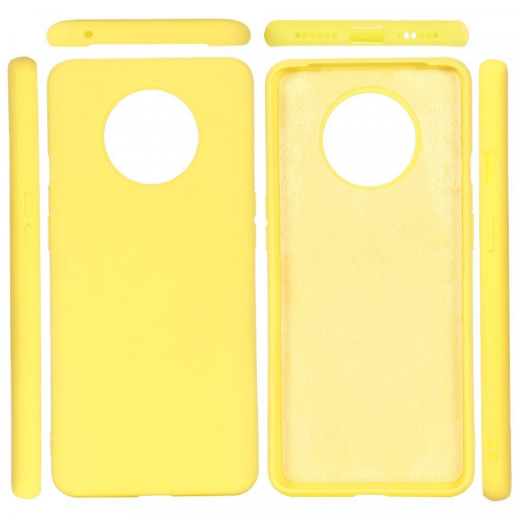 Силиконовый чехол Mobile Shell для OnePlus 7T (желтый)