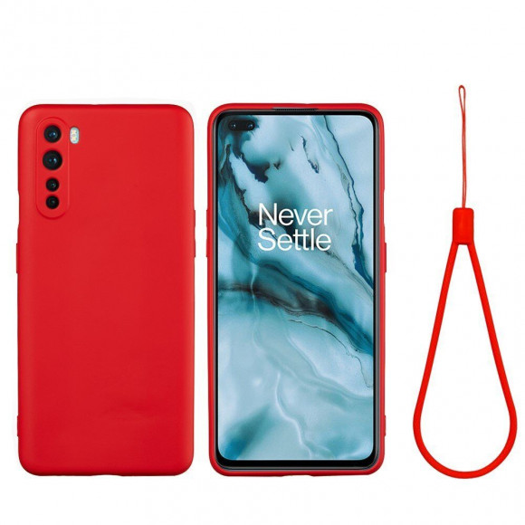 Силиконовый чехол Mobile Shell для OnePlus Nord (красный)