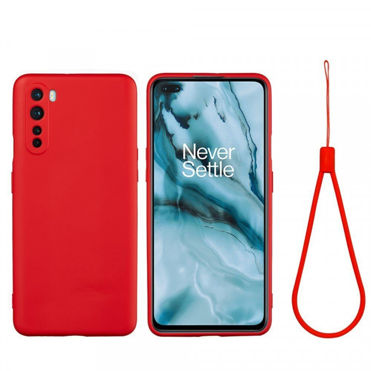 Силиконовый чехол Mobile Shell для OnePlus Nord (красный)