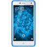 Нескользящий чехол для ZTE Blade L3 (голубой)