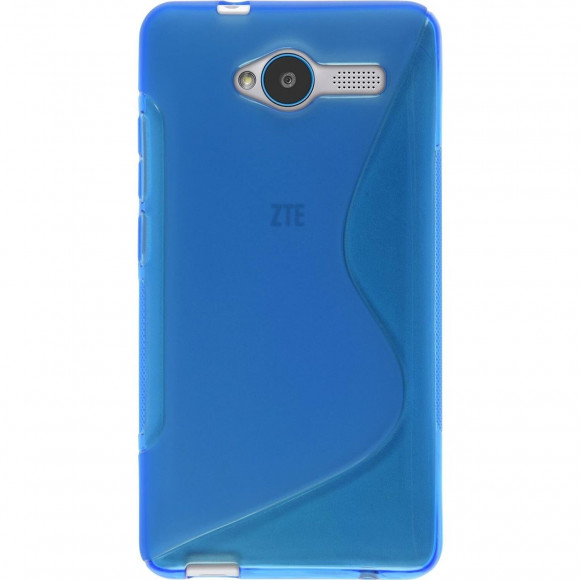 Нескользящий чехол для ZTE Blade L3 (голубой)