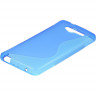 Нескользящий чехол для ZTE Blade L3 (голубой)