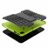 Чехол Hybrid Armor для iPad 10 2022 - 10,9 дюйма (черный + зеленый)