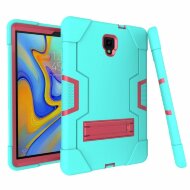 Гибридный TPU чехол для Samsung Galaxy Tab A 10.5 (2018) SM-T590 / SM-T595 (голубой + розовый)