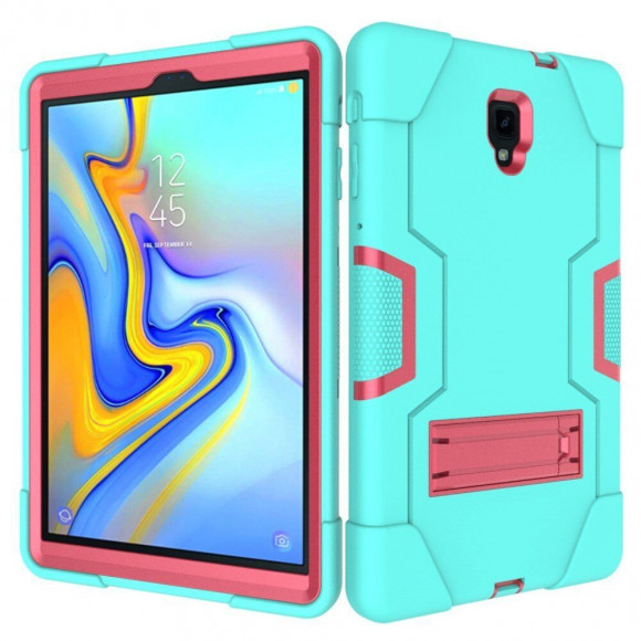 Гибридный TPU чехол для Samsung Galaxy Tab A 10.5 (2018) SM-T590 / SM-T595 (голубой + розовый) Гибридный TPU чехол для Samsung Galaxy Tab A 10.5 (2018) SM-T590 / SM-T595 (голубой + розовый)