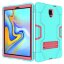 Гибридный TPU чехол для Samsung Galaxy Tab A 10.5 (2018) SM-T590 / SM-T595 (голубой + розовый)