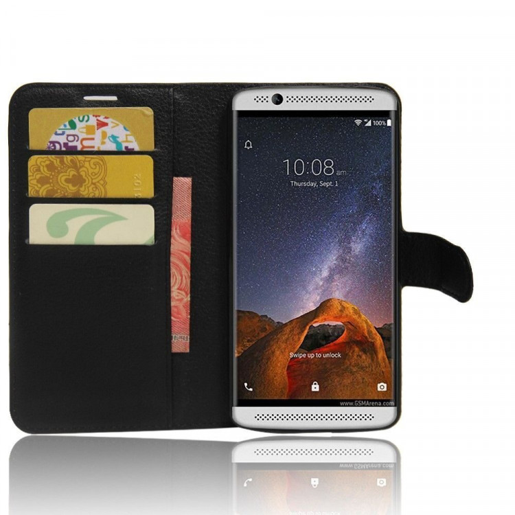 Чехол с визитницей для ZTE Axon 7 mini (черный)