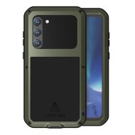 Гибридный чехол LOVE MEI для Samsung Galaxy S23 Plus (темно-зеленый) Гибридный чехол LOVE MEI для Samsung Galaxy S23 Plus (темно-зеленый)